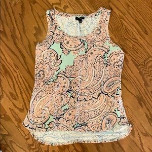 THE LIMITED Paisley Sleeveless Top